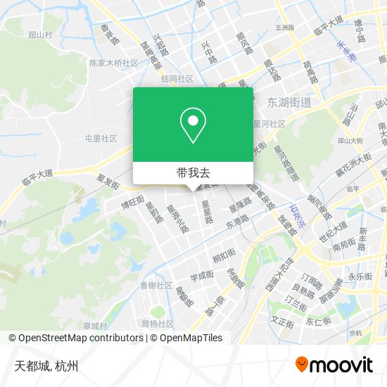 天都城地图
