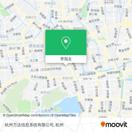 杭州万达信息系统有限公司地图