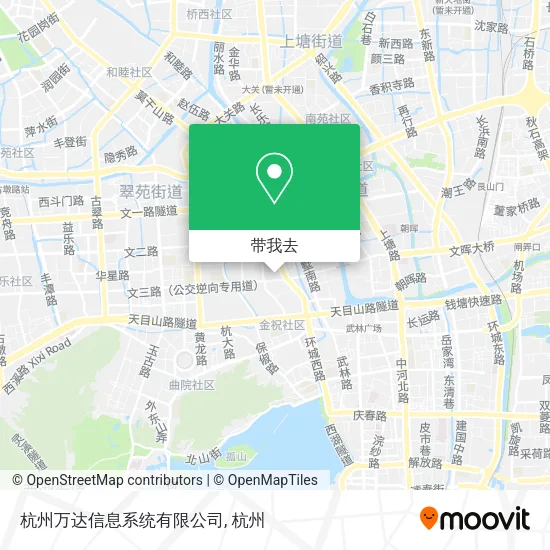 杭州万达信息系统有限公司地图