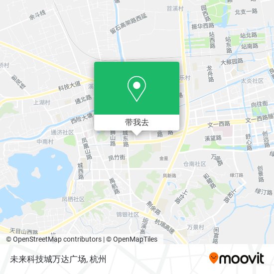 未来科技城万达广场地图