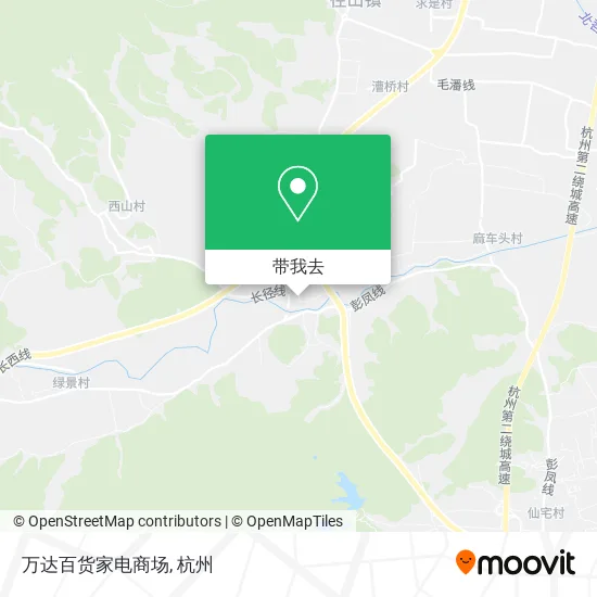 万达百货家电商场地图