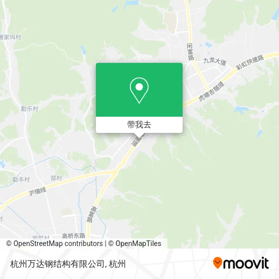 杭州万达钢结构有限公司地图