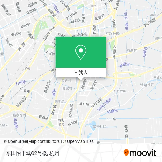 东田怡丰城G2号楼地图