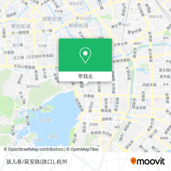 孩儿巷/延安路(路口)地图