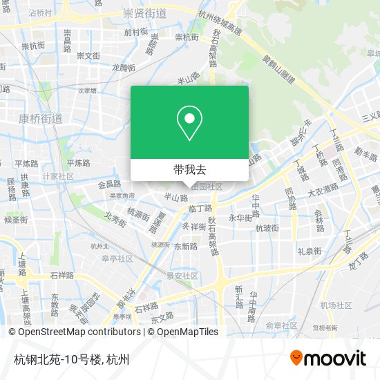 杭钢北苑-10号楼地图