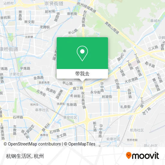 杭钢生活区地图
