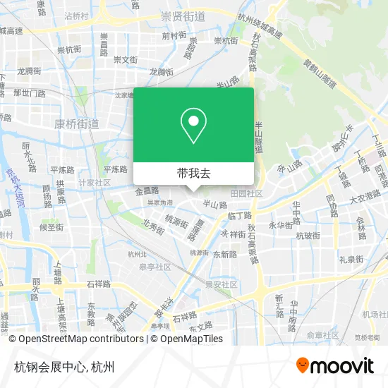 杭钢会展中心地图