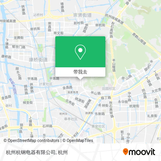 杭州杭钢电器有限公司地图