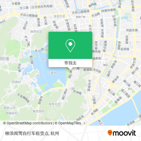 柳浪闻莺自行车租赁点地图