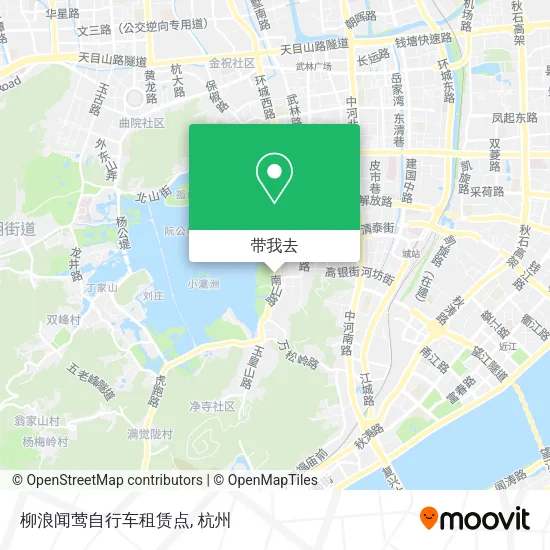 柳浪闻莺自行车租赁点地图