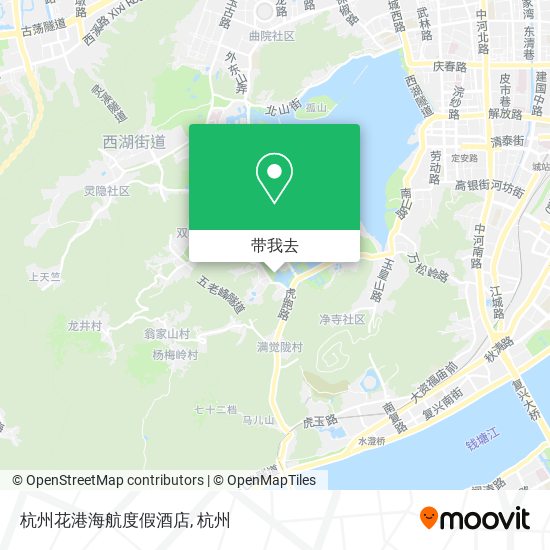 杭州花港海航度假酒店地图