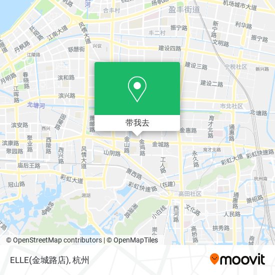 ELLE(金城路店)地图