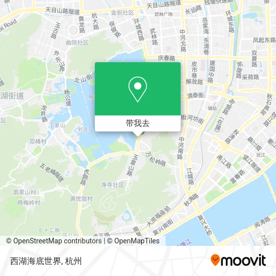 西湖海底世界地图