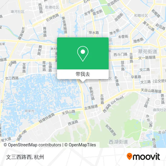 文三西路西地图