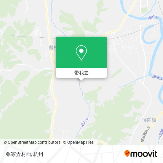 张家弄村西地图