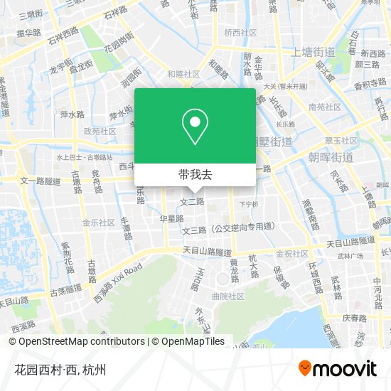 花园西村·西地图