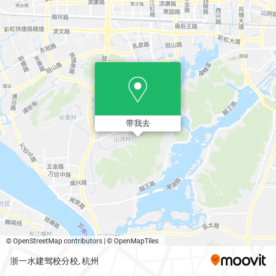浙一水建驾校分校地图
