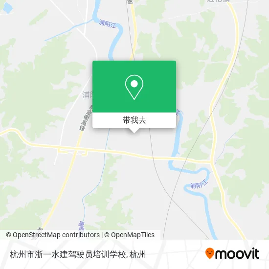 杭州市浙一水建驾驶员培训学校地图
