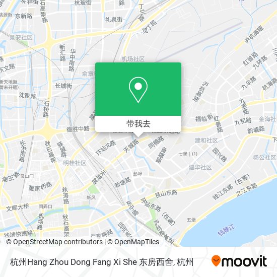 杭州Hang Zhou Dong Fang Xi She 东房西舍地图