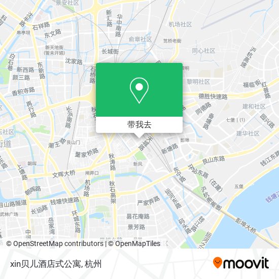 xin贝儿酒店式公寓地图