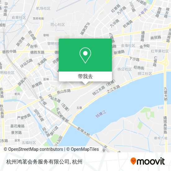 杭州鸿茗会务服务有限公司地图