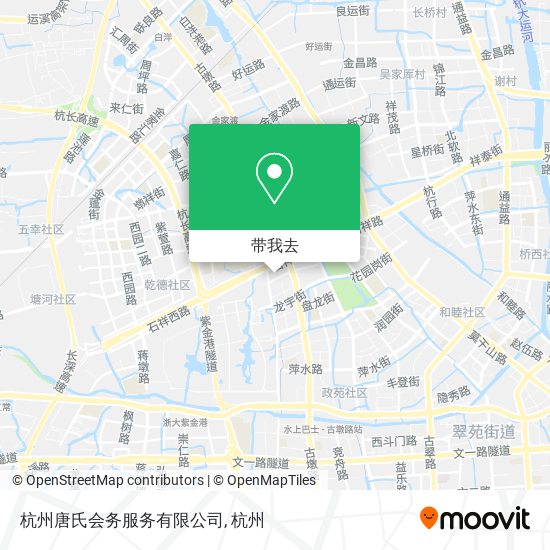杭州唐氏会务服务有限公司地图
