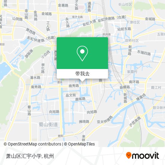 萧山区汇宇小学地图