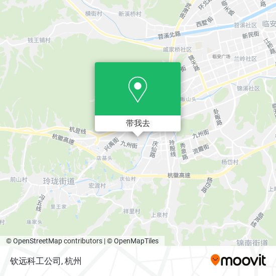 钦远科工公司地图