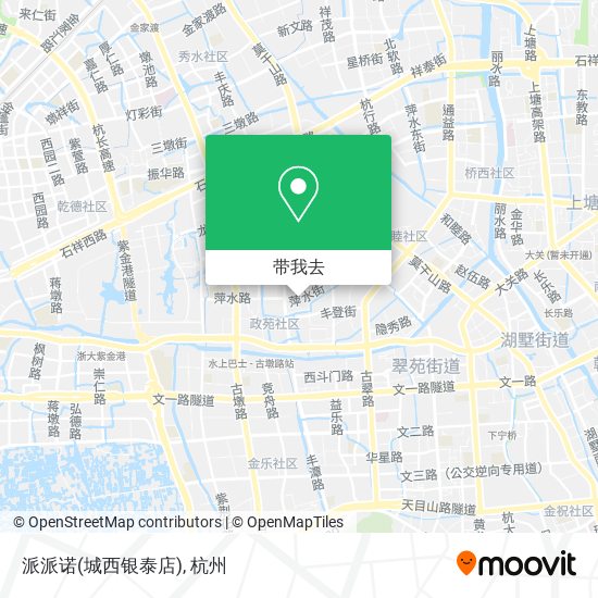 派派诺(城西银泰店)地图