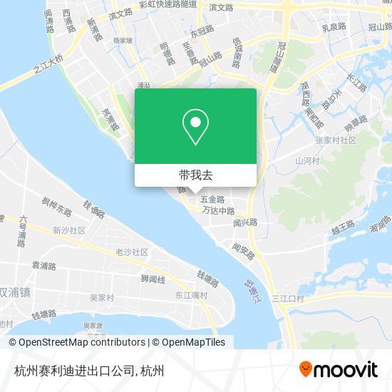 杭州赛利迪进出口公司地图