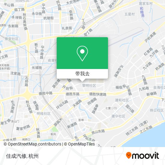 佳成汽修地图