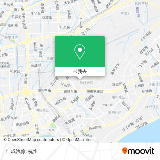 佳成汽修地图