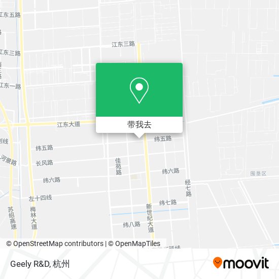 Geely R&D地图