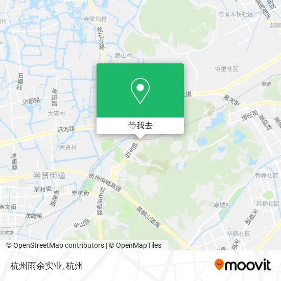 杭州雨余实业地图