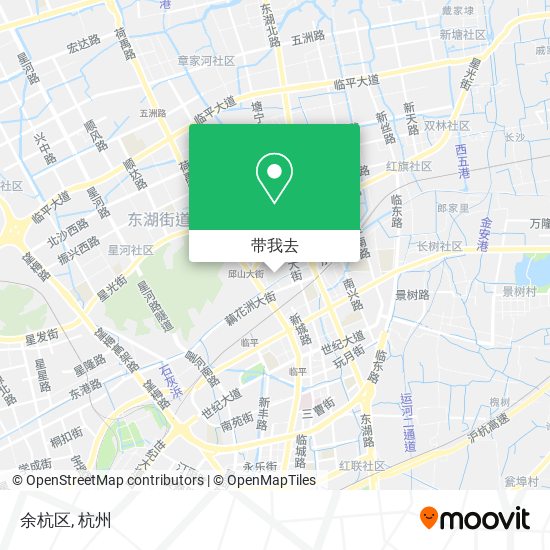 余杭区地图