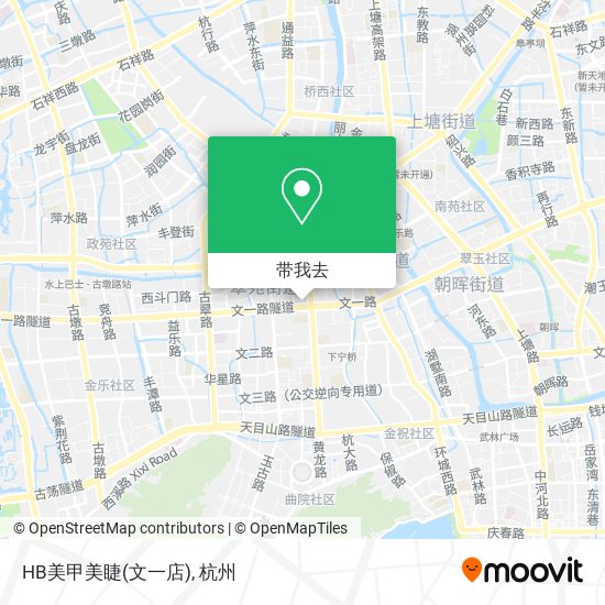 HB美甲美睫(文一店)地图