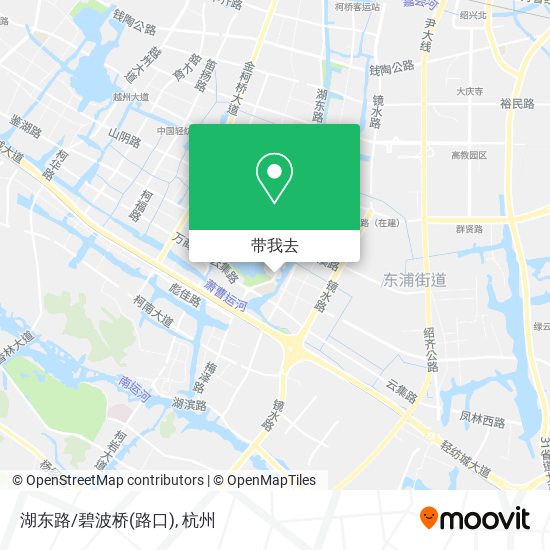 湖东路/碧波桥(路口)地图