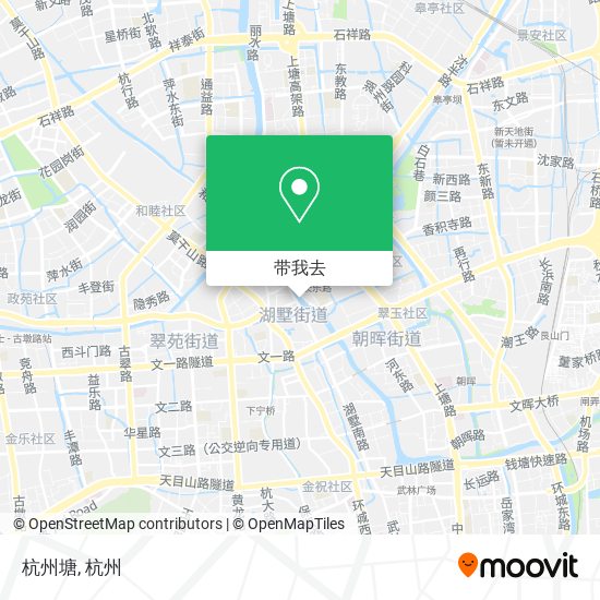 杭州塘地图