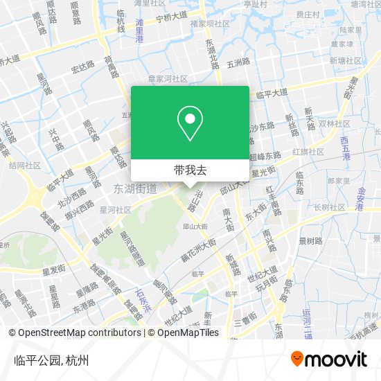 临平公园地图