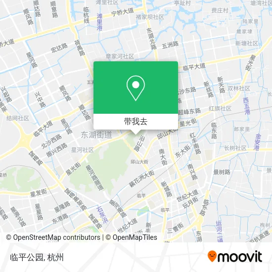 临平公园地图