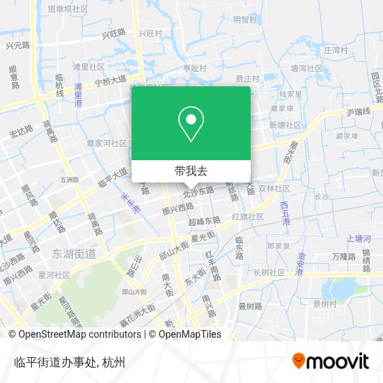 临平街道办事处地图