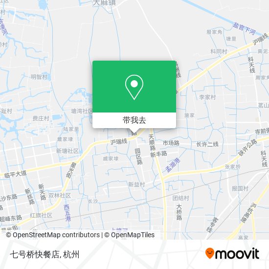七号桥快餐店地图