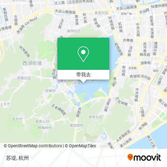 苏堤地图