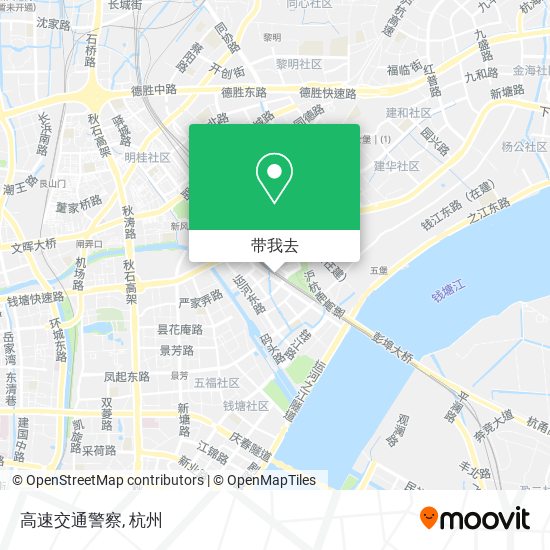 高速交通警察地图