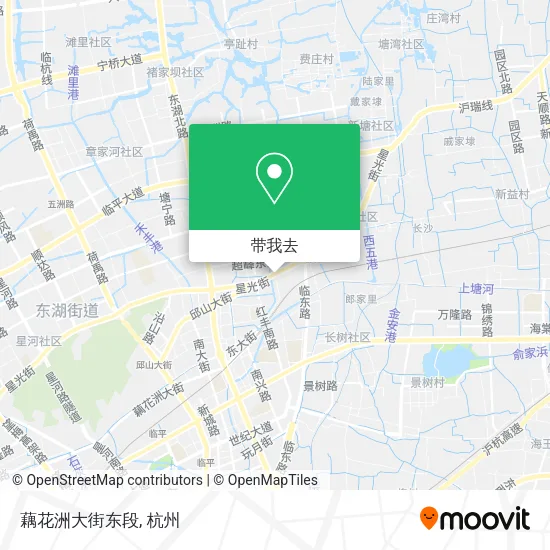 藕花洲大街东段地图