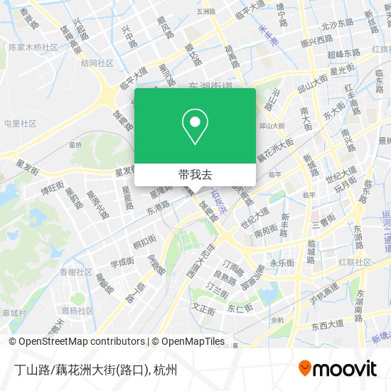 丁山路/藕花洲大街(路口)地图