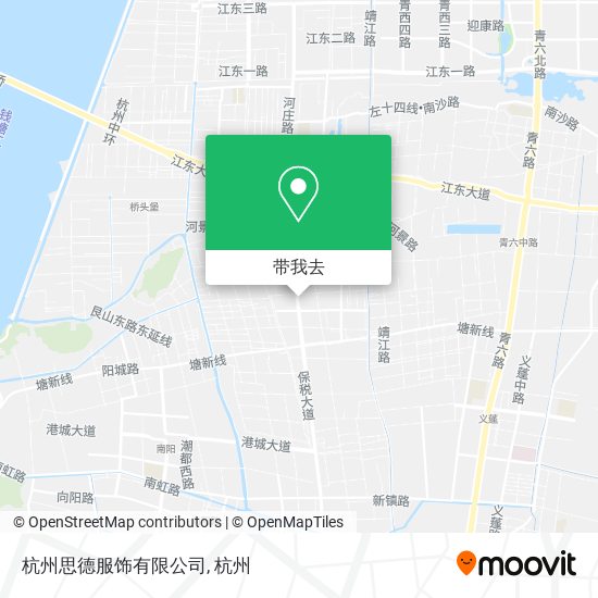 杭州思德服饰有限公司地图