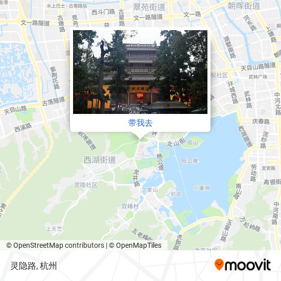 灵隐路地图