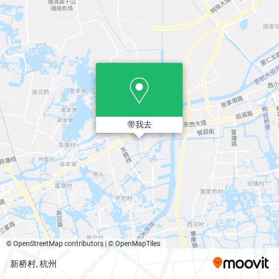 新桥村地图