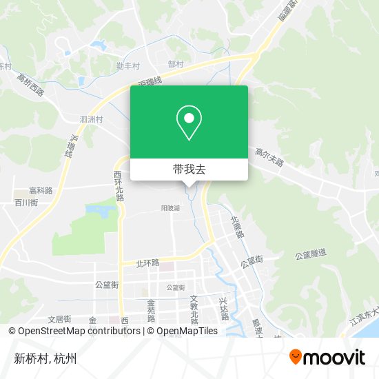 新桥村地图